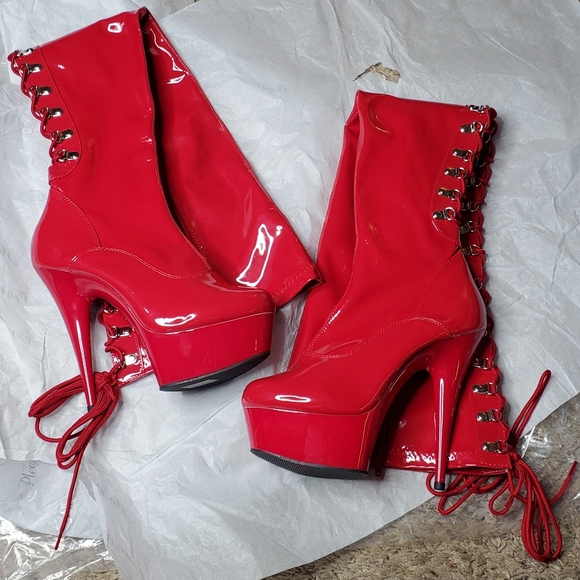 Pleaser Delight 3063 thigh high boots - Picture 3 of 6